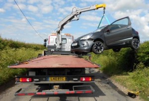 Crane lorry