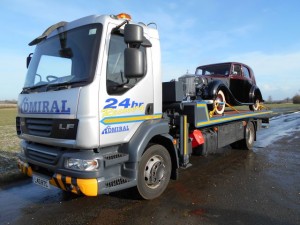 Car on truck